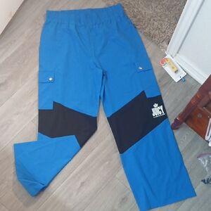 Juicy Couture Blue and Black Pants
